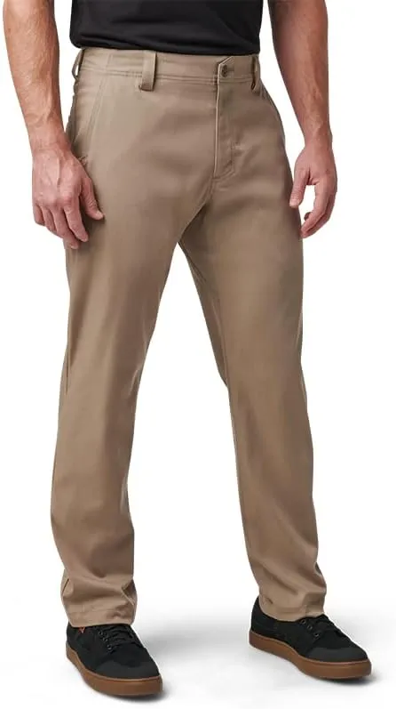 5.11 Tactical Men's Edge Chino Pants 2.0, Classy-Looking, Straight Fit, Gusset, Style 74549