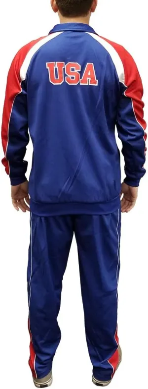 American Team Jacket And Pants Tracksuit Uniform