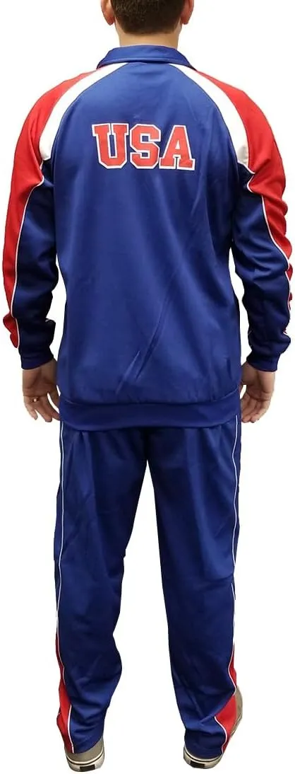 American Team Jacket And Pants Tracksuit Uniform