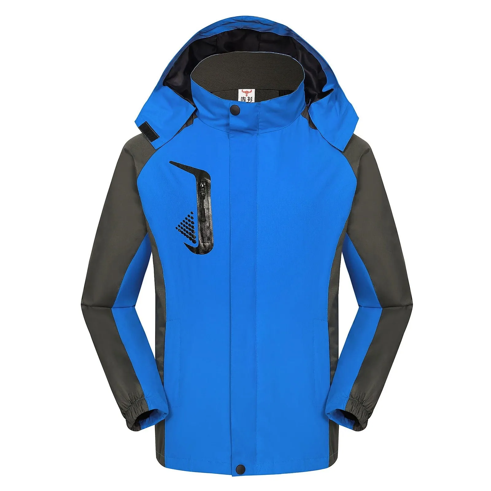 Autumn and Summer Jacket Male Three-in-one Detachable Two-piece Waterproof Thin Outdoor Mountaineering Suit Diy Customization