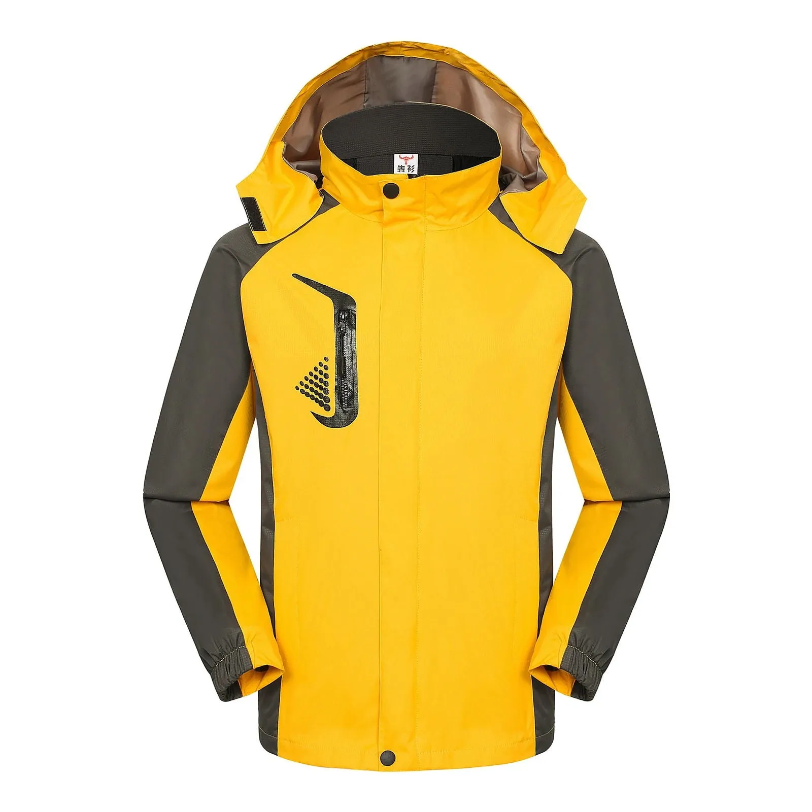 Autumn and Summer Jacket Male Three-in-one Detachable Two-piece Waterproof Thin Outdoor Mountaineering Suit Diy Customization