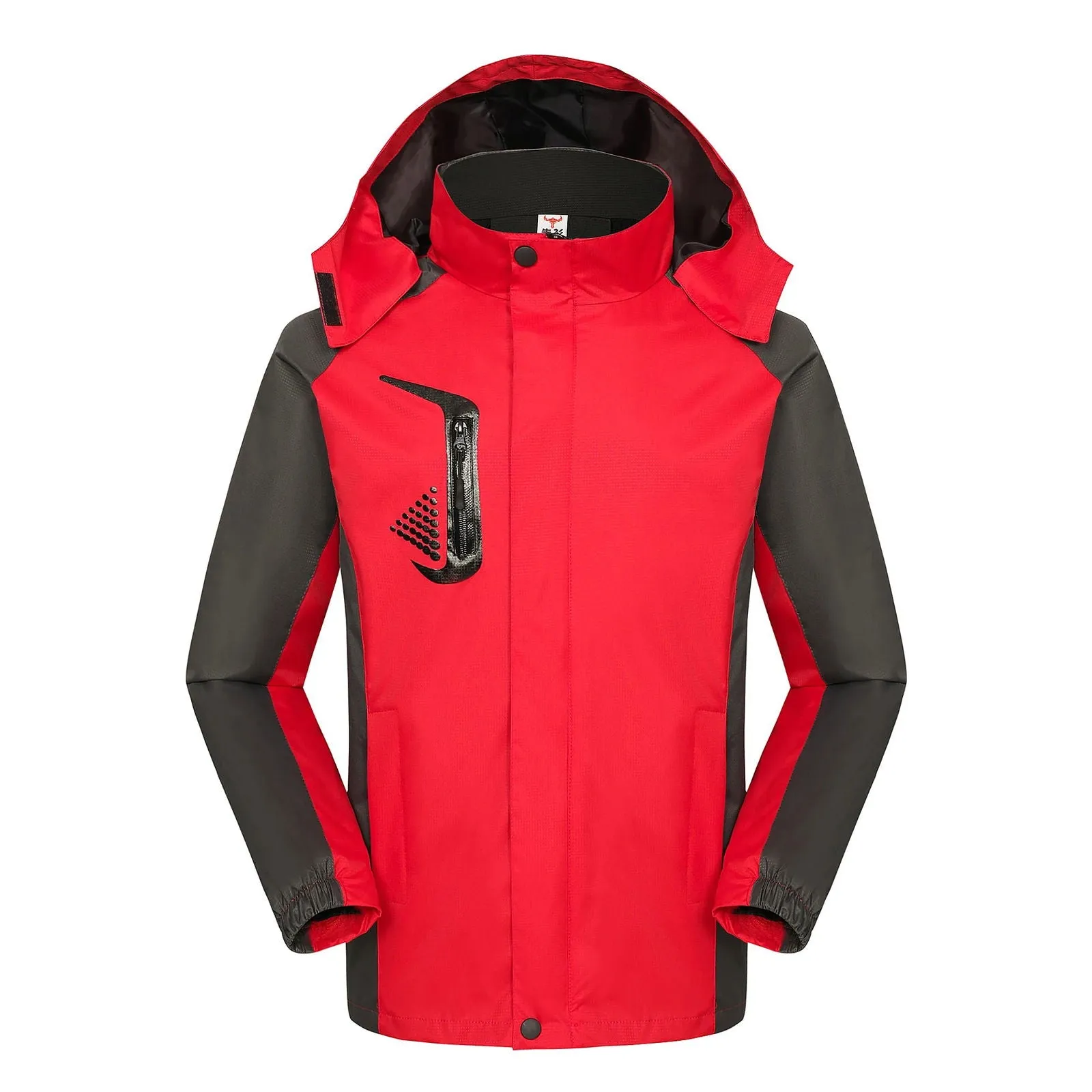 Autumn and Summer Jacket Male Three-in-one Detachable Two-piece Waterproof Thin Outdoor Mountaineering Suit Diy Customization