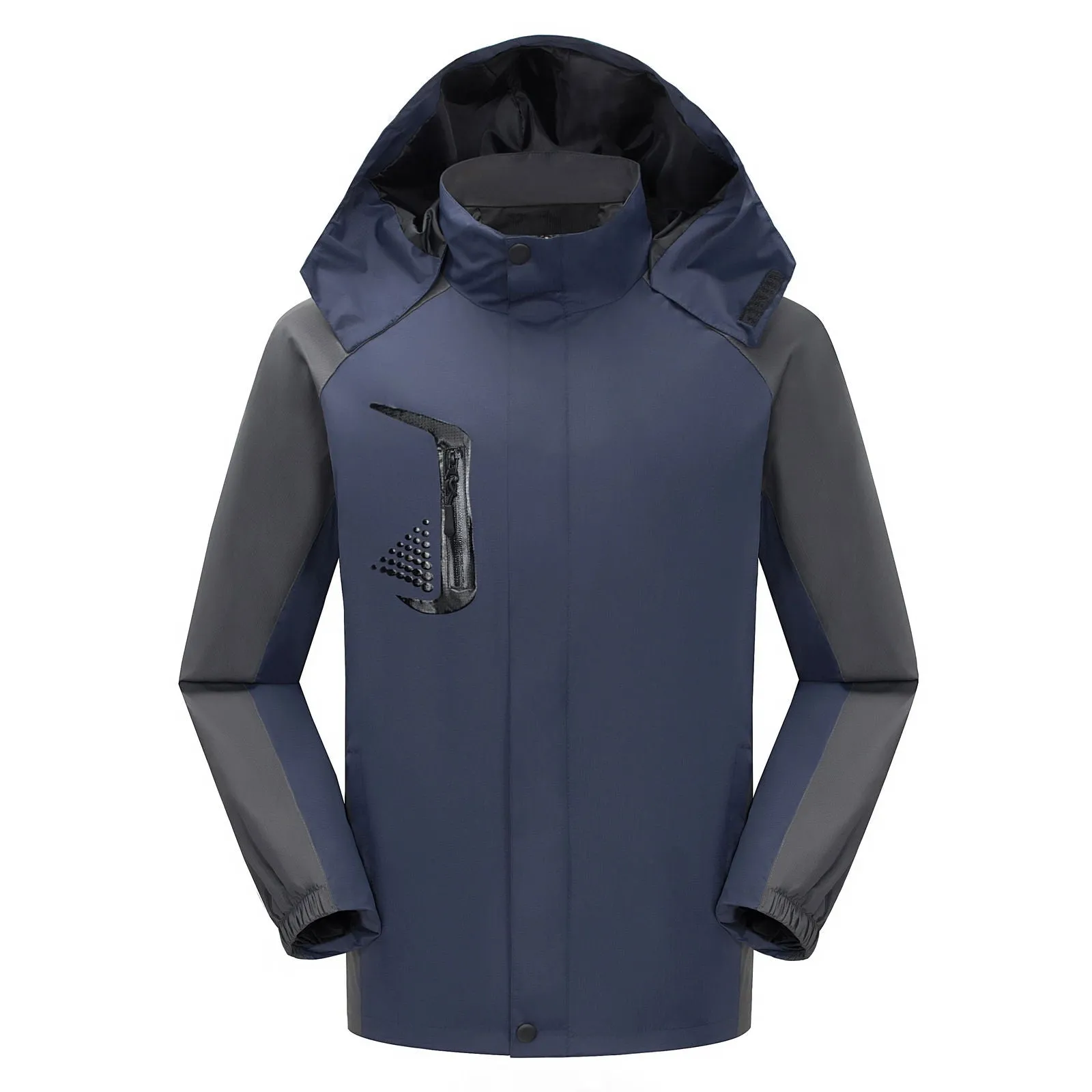 Autumn and Summer Jacket Male Three-in-one Detachable Two-piece Waterproof Thin Outdoor Mountaineering Suit Diy Customization