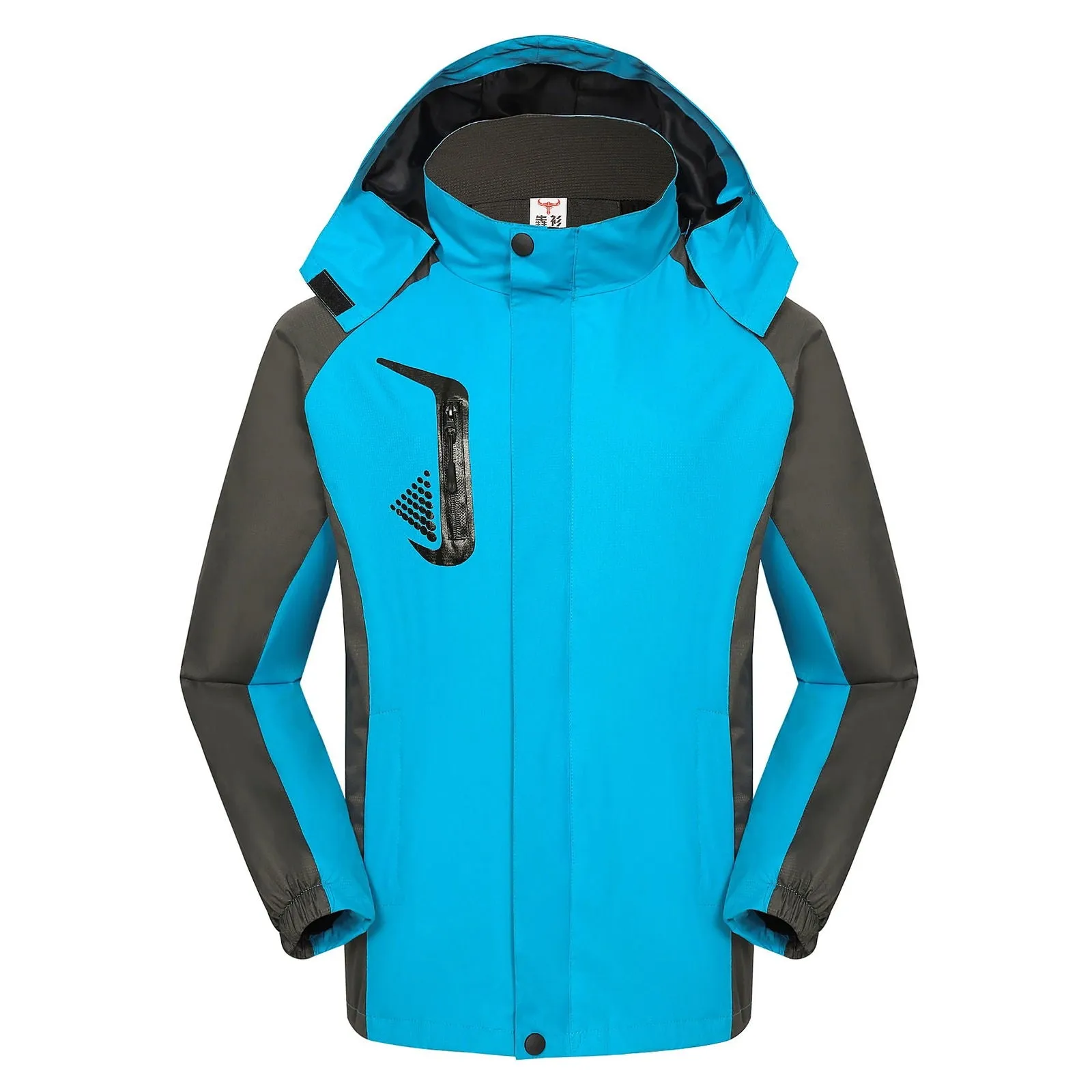Autumn and Summer Jacket Male Three-in-one Detachable Two-piece Waterproof Thin Outdoor Mountaineering Suit Diy Customization