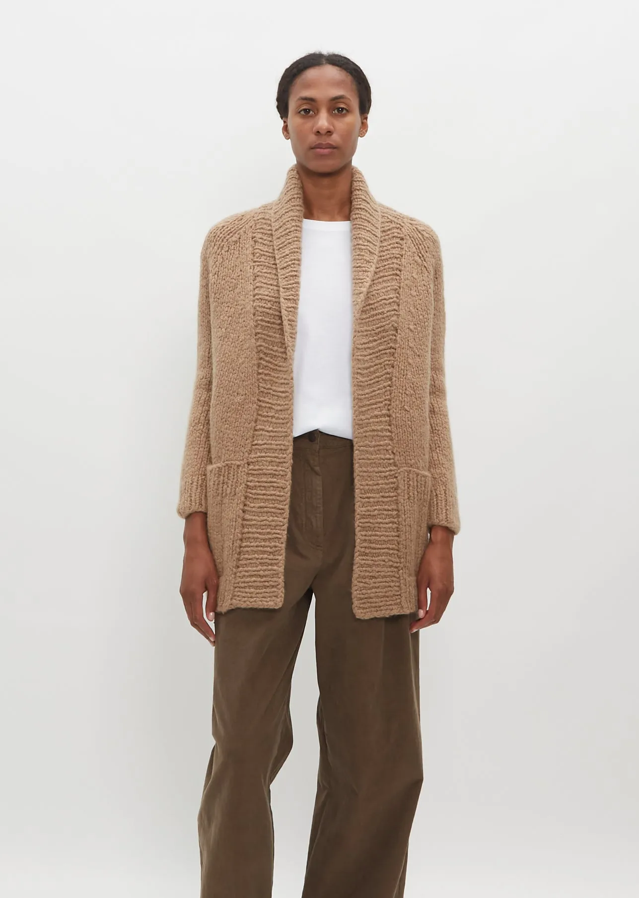 Ava Long Cashmere Cardigan