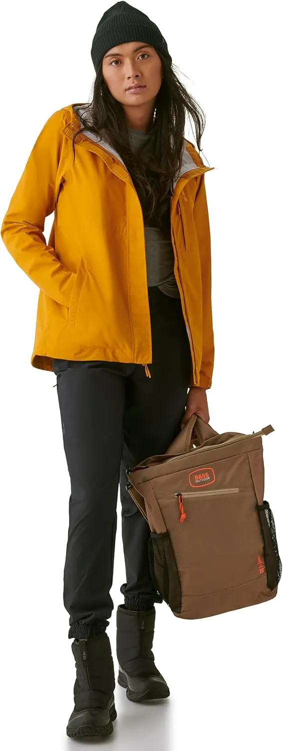 BASS OUTDOOR Women's Hooded Woven Rain Jacket