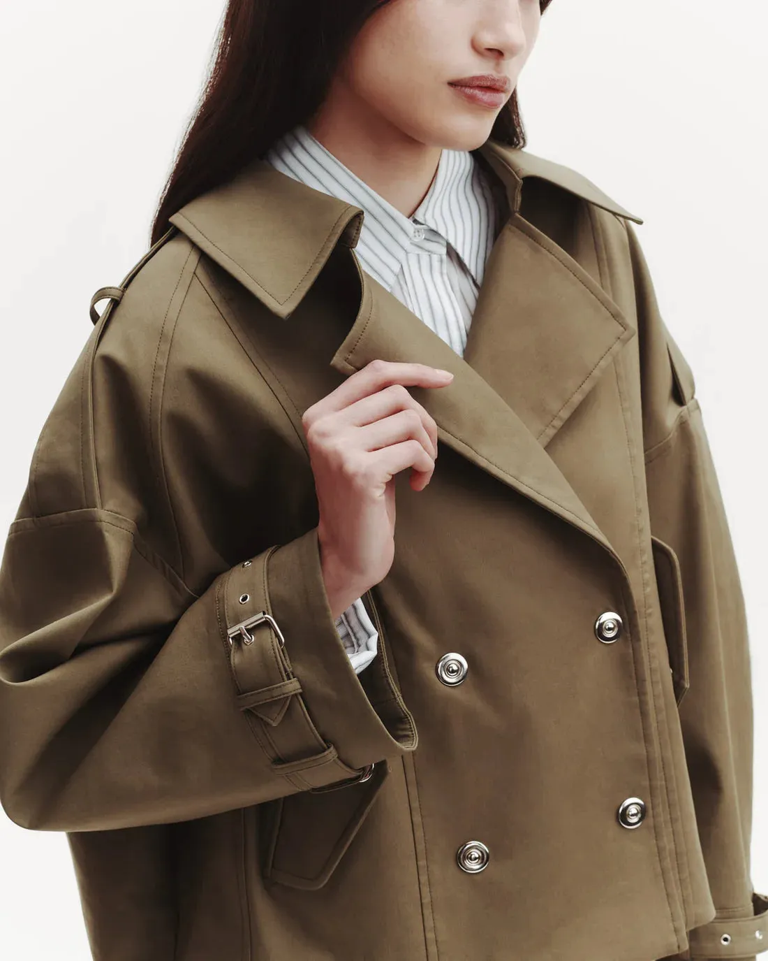 Bogie Jacket in Military/Ivory