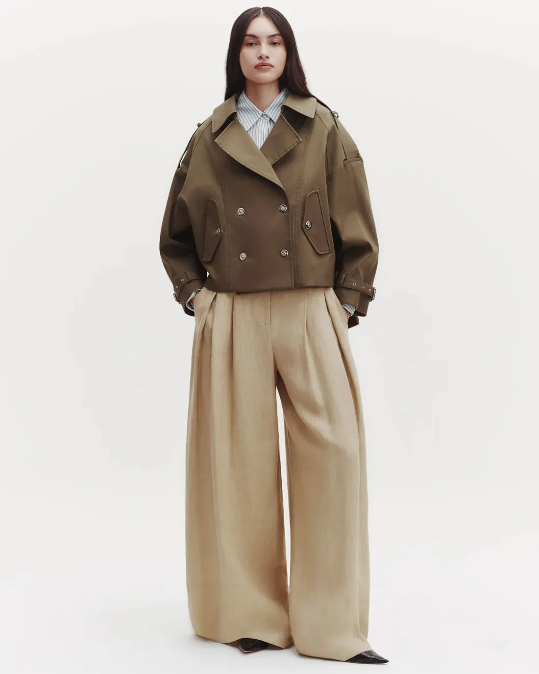 Bogie Jacket in Military/Ivory