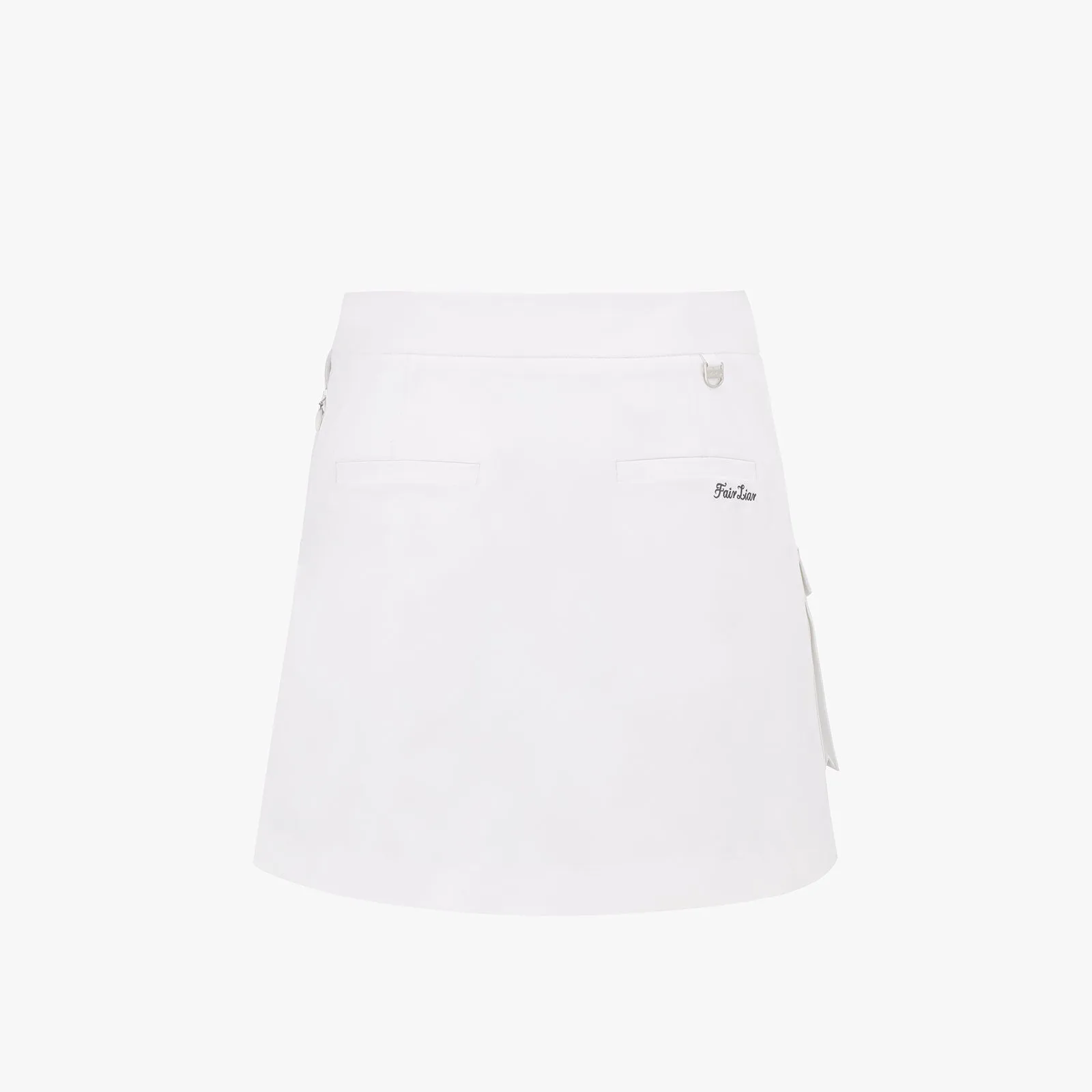 BUCKLE BELT A-LINE SKIRT