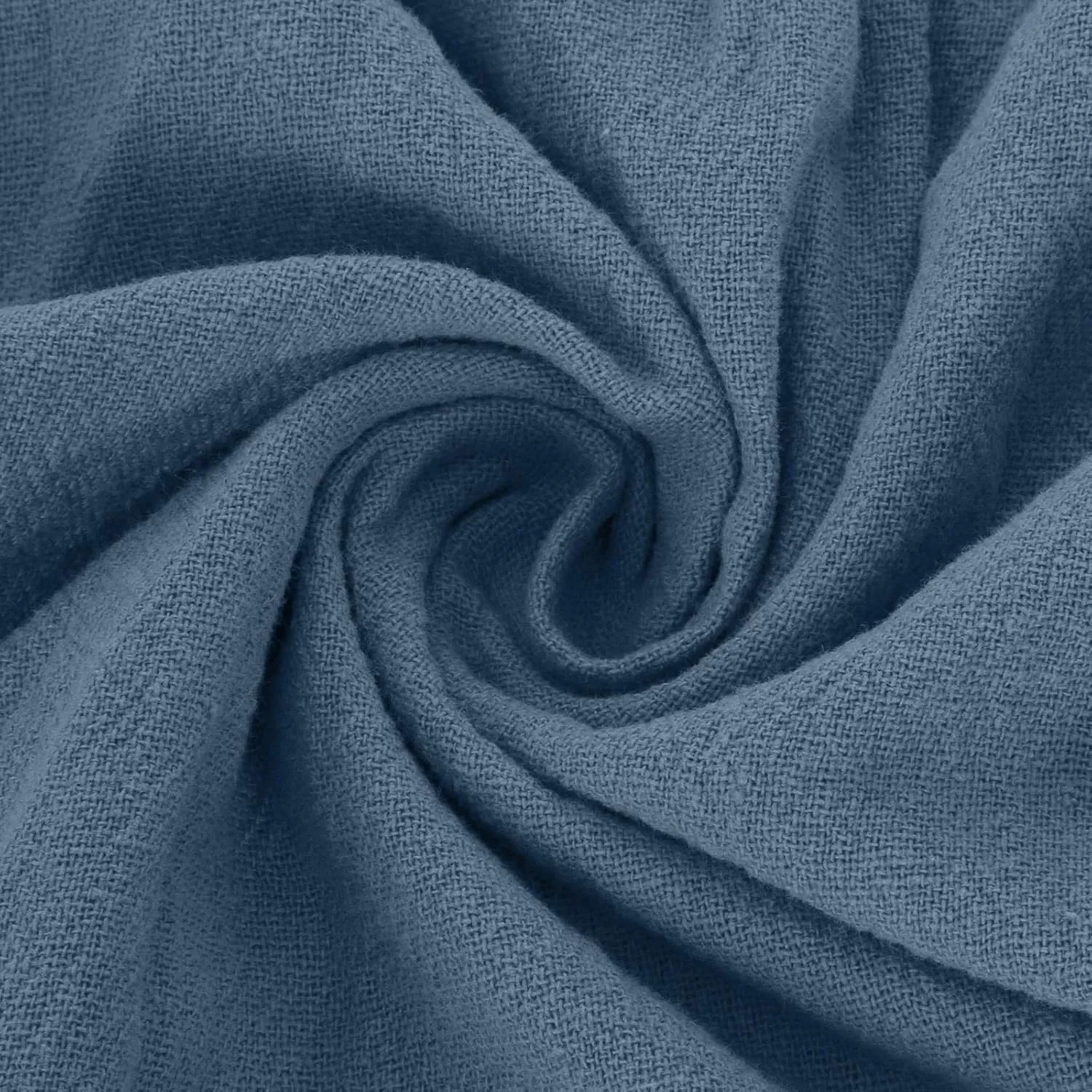 Cotton Linen Dress for Women Pleated Summer Dresses Crewneck Short Sleeve Sundress Beach Vacation Casual Mini Dress