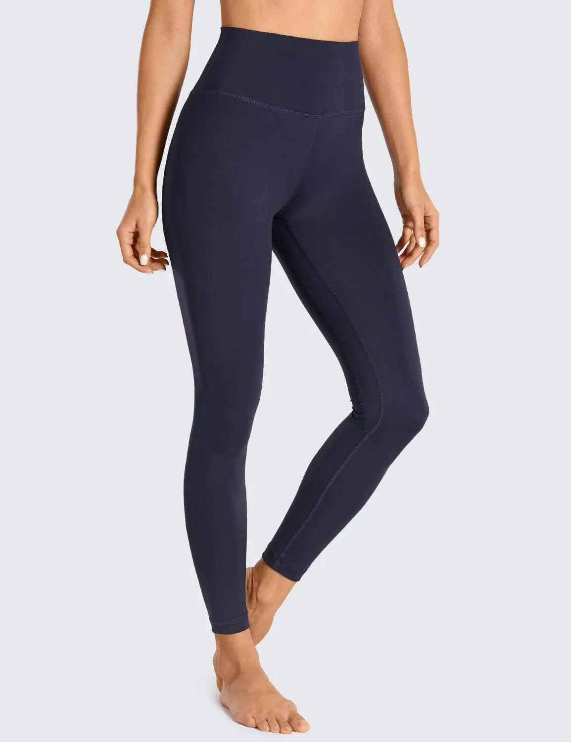 CRZ YOGA Women Naked Feeling Yoga Pants 25 Inches - 7/8 High Waisted Workout Leggings