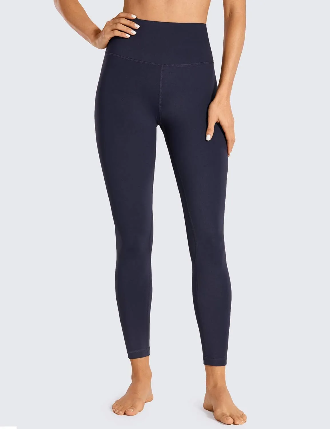 CRZ YOGA Women Naked Feeling Yoga Pants 25 Inches - 7/8 High Waisted Workout Leggings
