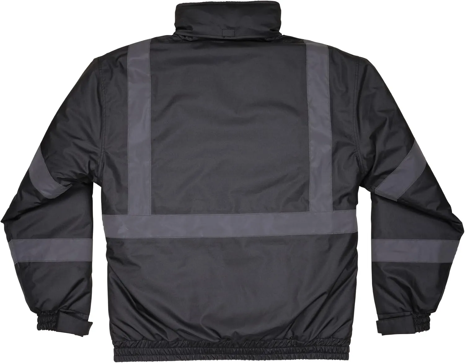 Ergodyne unisex adult Enhanced Visibility for Night Or Low Light Conditions Winter Jacket, Black, Large US