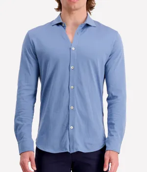 *FINAL SALE* Giza Cotton Shirt in Denim