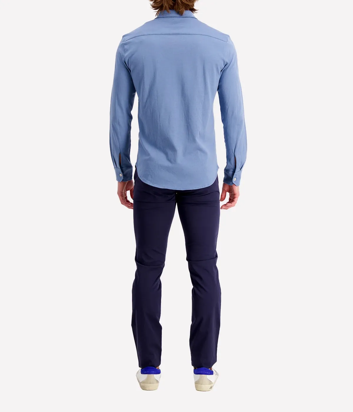 *FINAL SALE* Giza Cotton Shirt in Denim