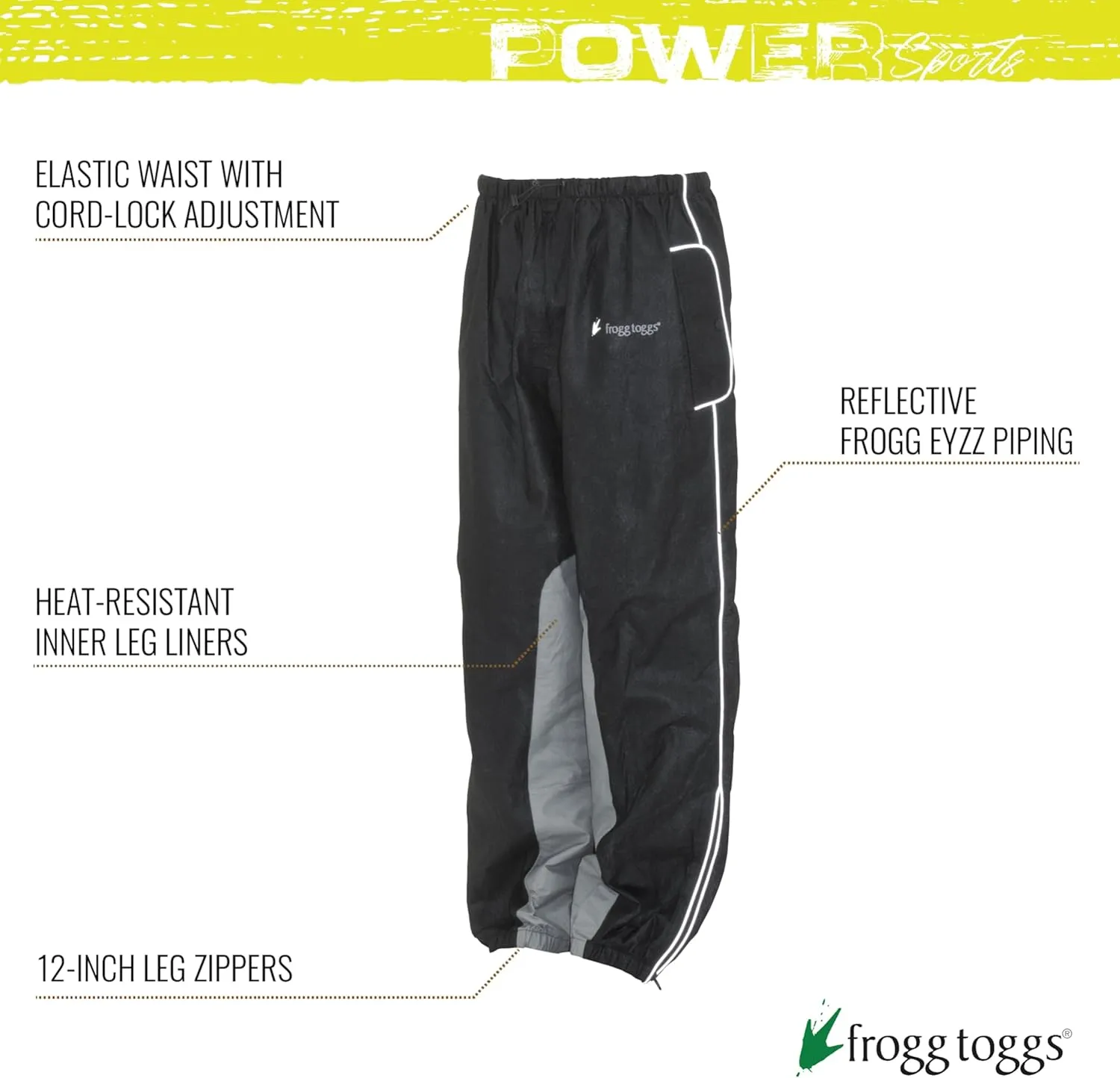 FROGG TOGGS Road Toad Reflective Waterproof Rain Pant