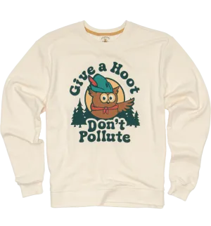 Give A Hoot Crewneck Sweatshirt
