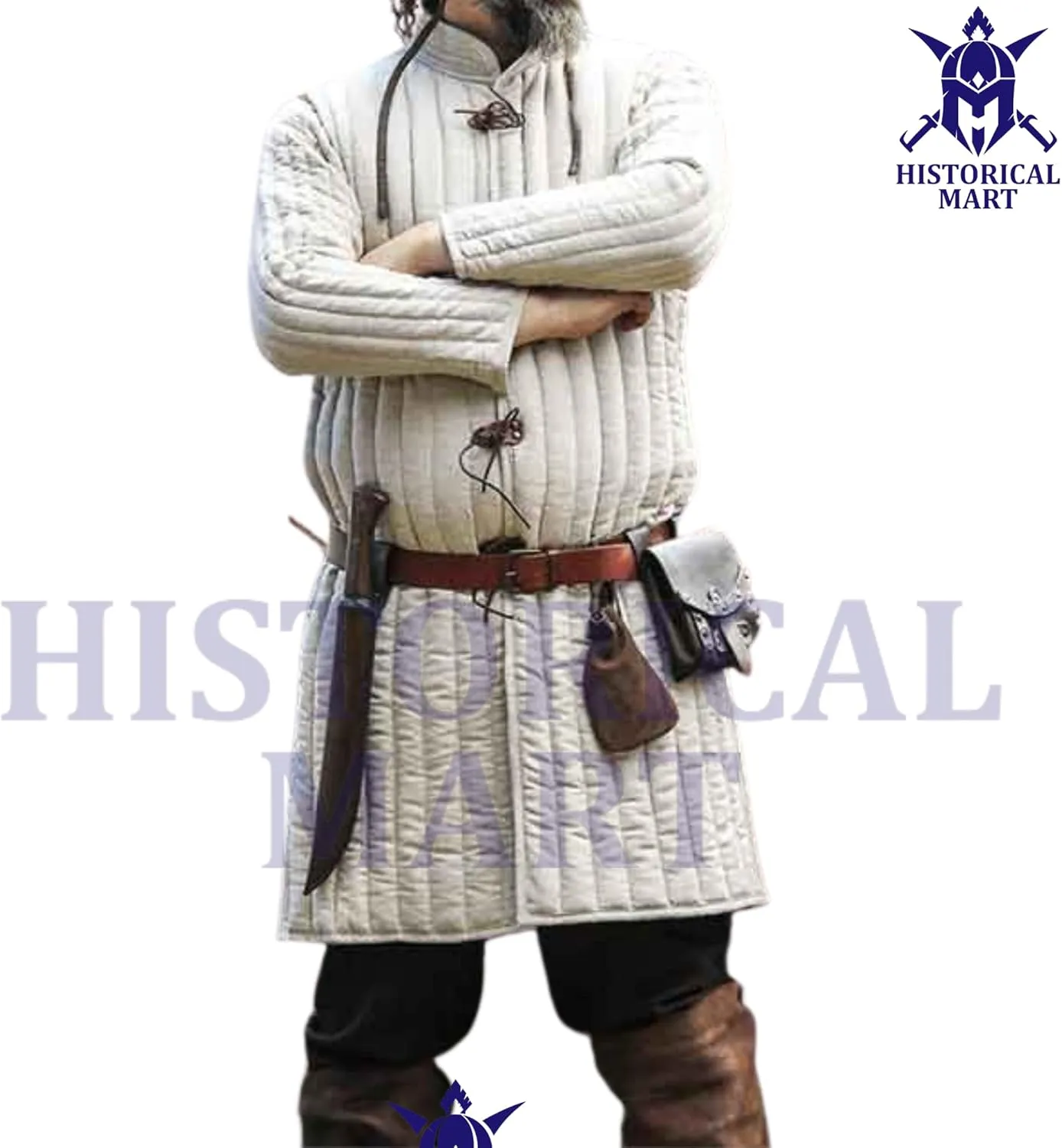 Historical MARTMedieval Armour Thick Padded Cotton Gambeson Jacket Coat Armour Museum