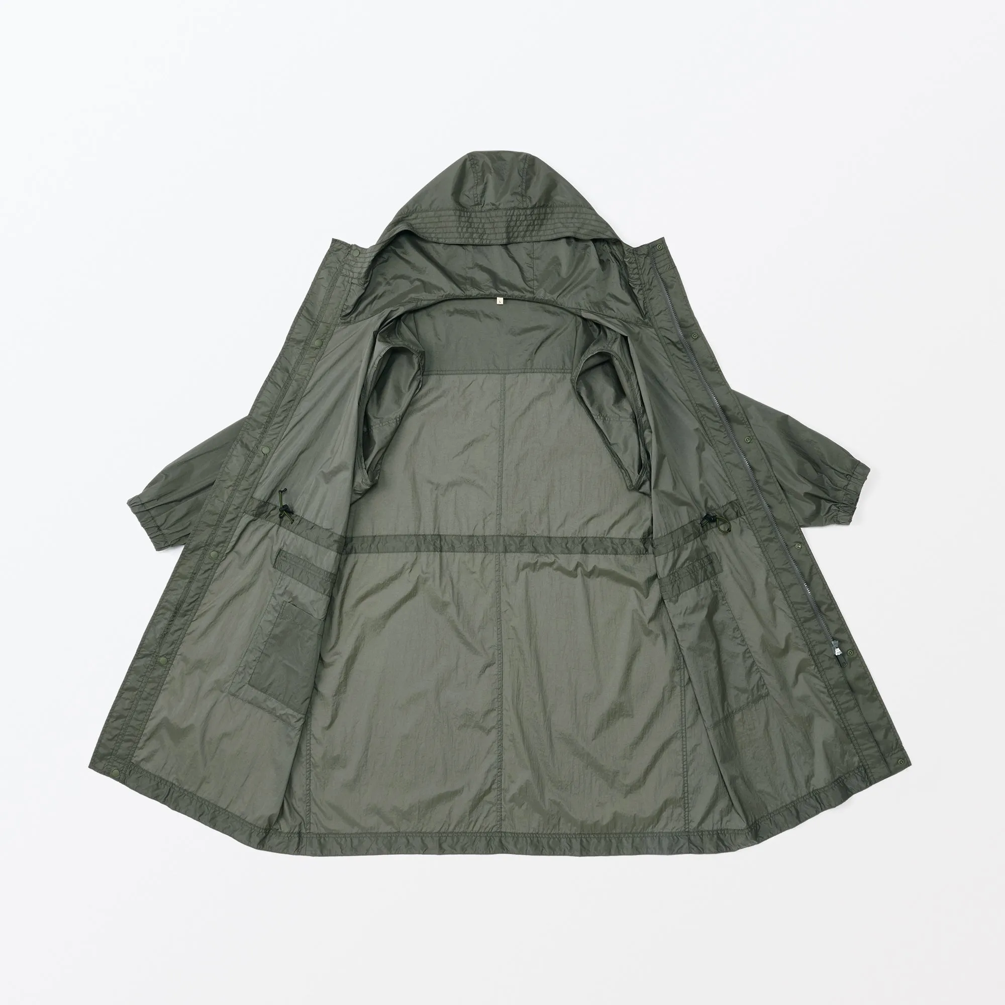 Labo Men's Light Waterproof Nylon Hooded Coat