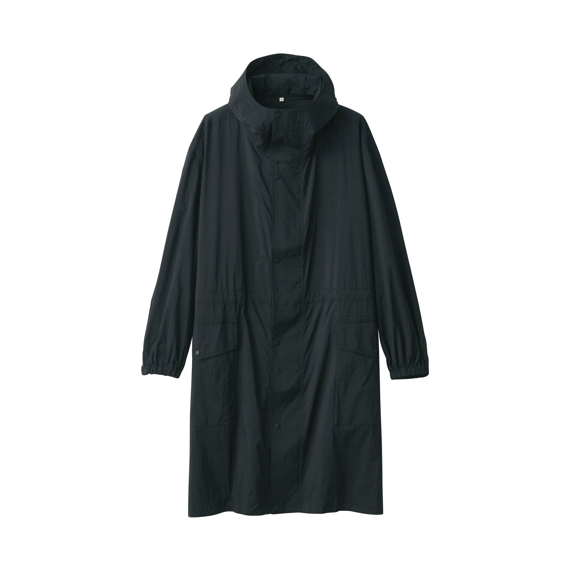 Labo Men's Light Waterproof Nylon Hooded Coat
