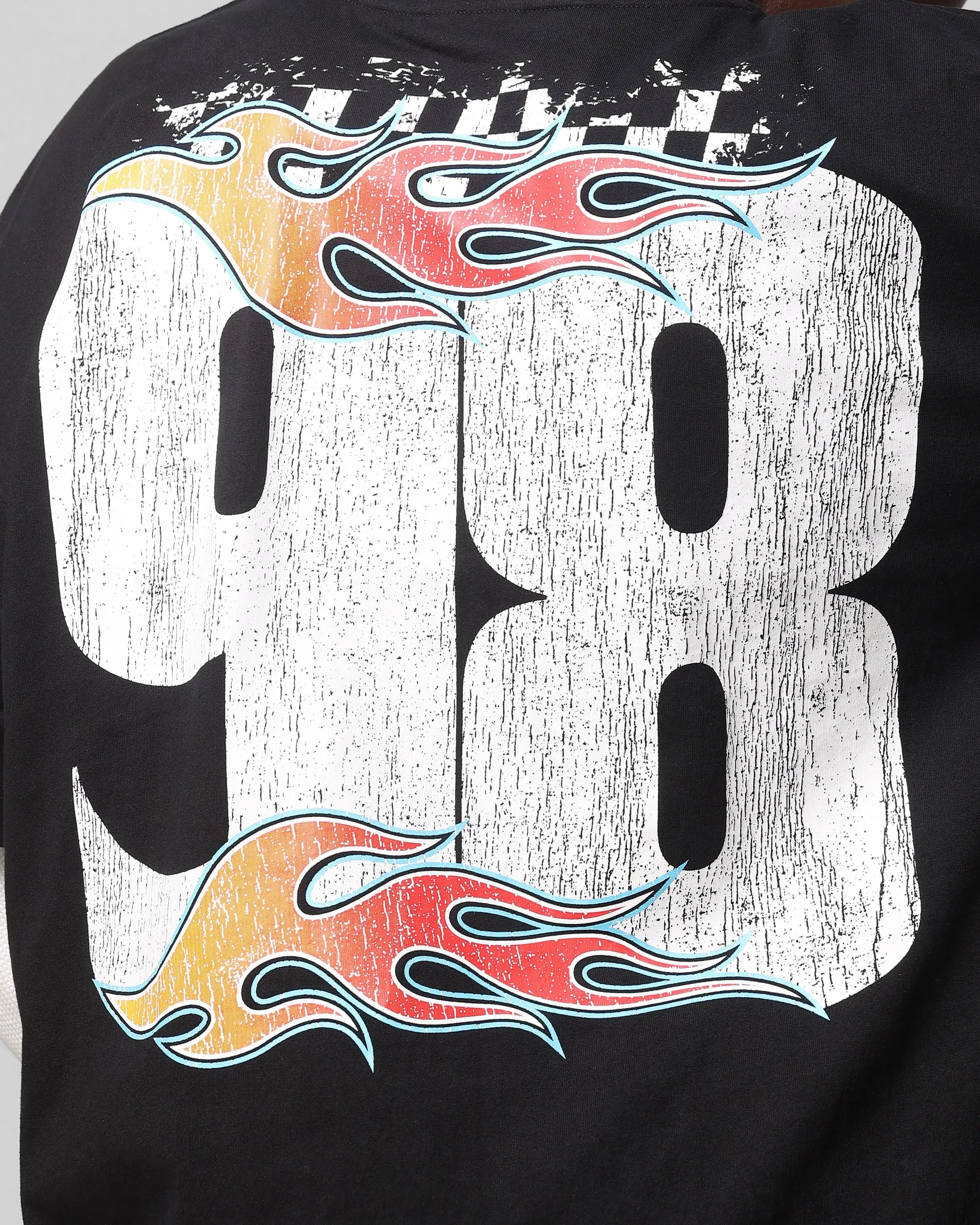 Loiter Daytona Layered Long Sleeve T-Shirt Black/White
