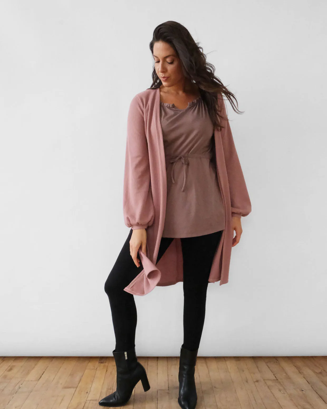 MARGO duster in Desert Pink