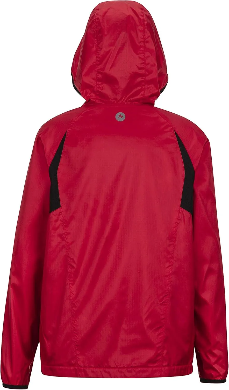 Marmot Boys' Ether Lightweight Hooded Windbreaker Jacket