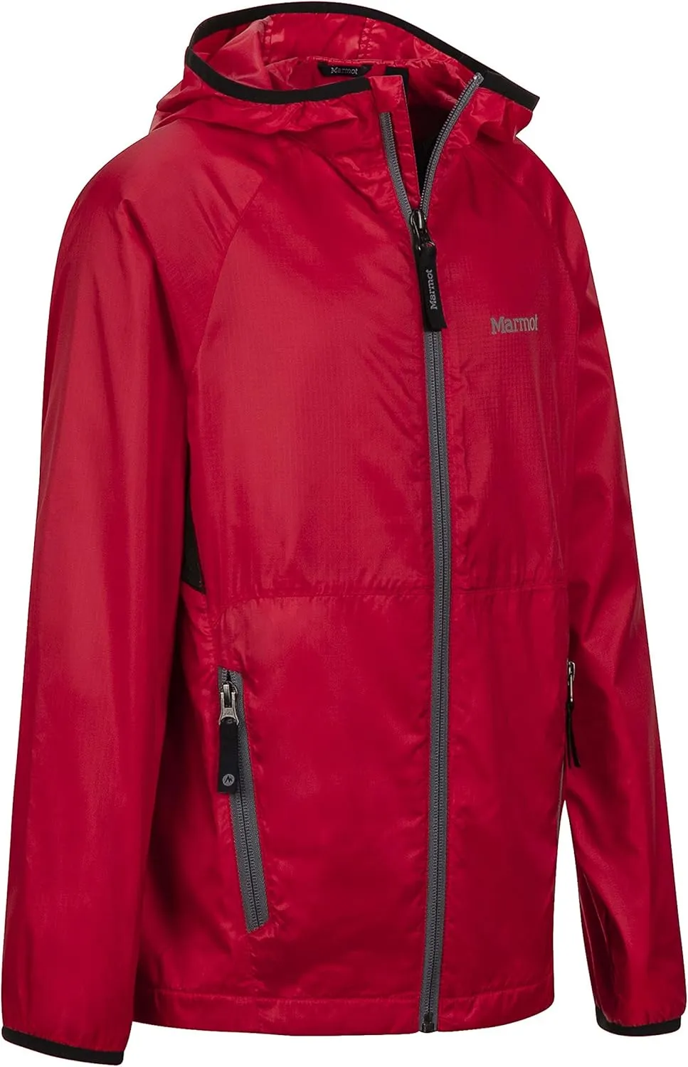 Marmot Boys' Ether Lightweight Hooded Windbreaker Jacket