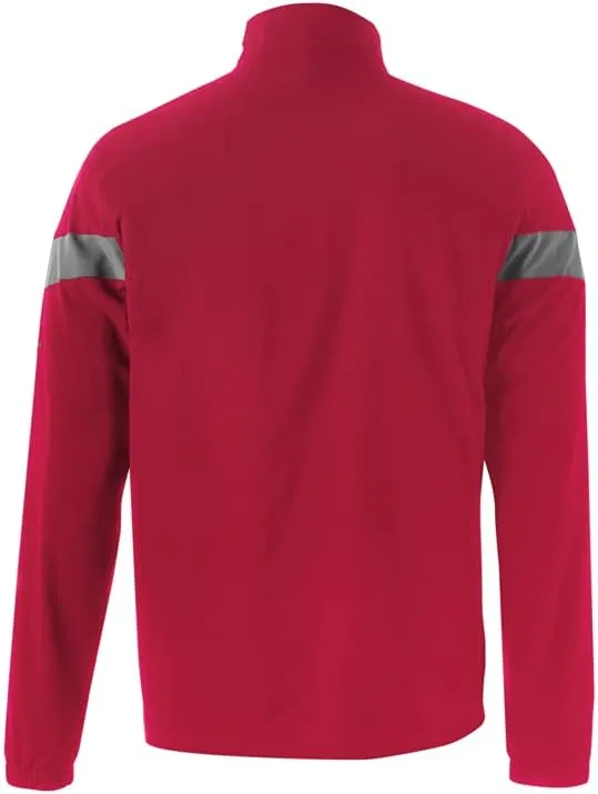 Mizuno Long Sleeve Hitting Jacket | Wind Resistant | Stretch Woven Fabric | Front 1/4 Zip | Side 1/4 Zip