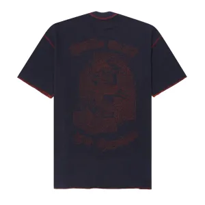 "YEAR OF THE DRAGON" MILITIA BOX TEE IN NAVY