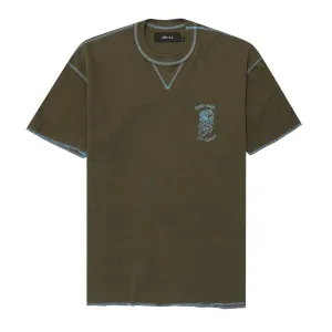 "YEAR OF THE DRAGON" MILITIA BOX TEE IN OLIVE