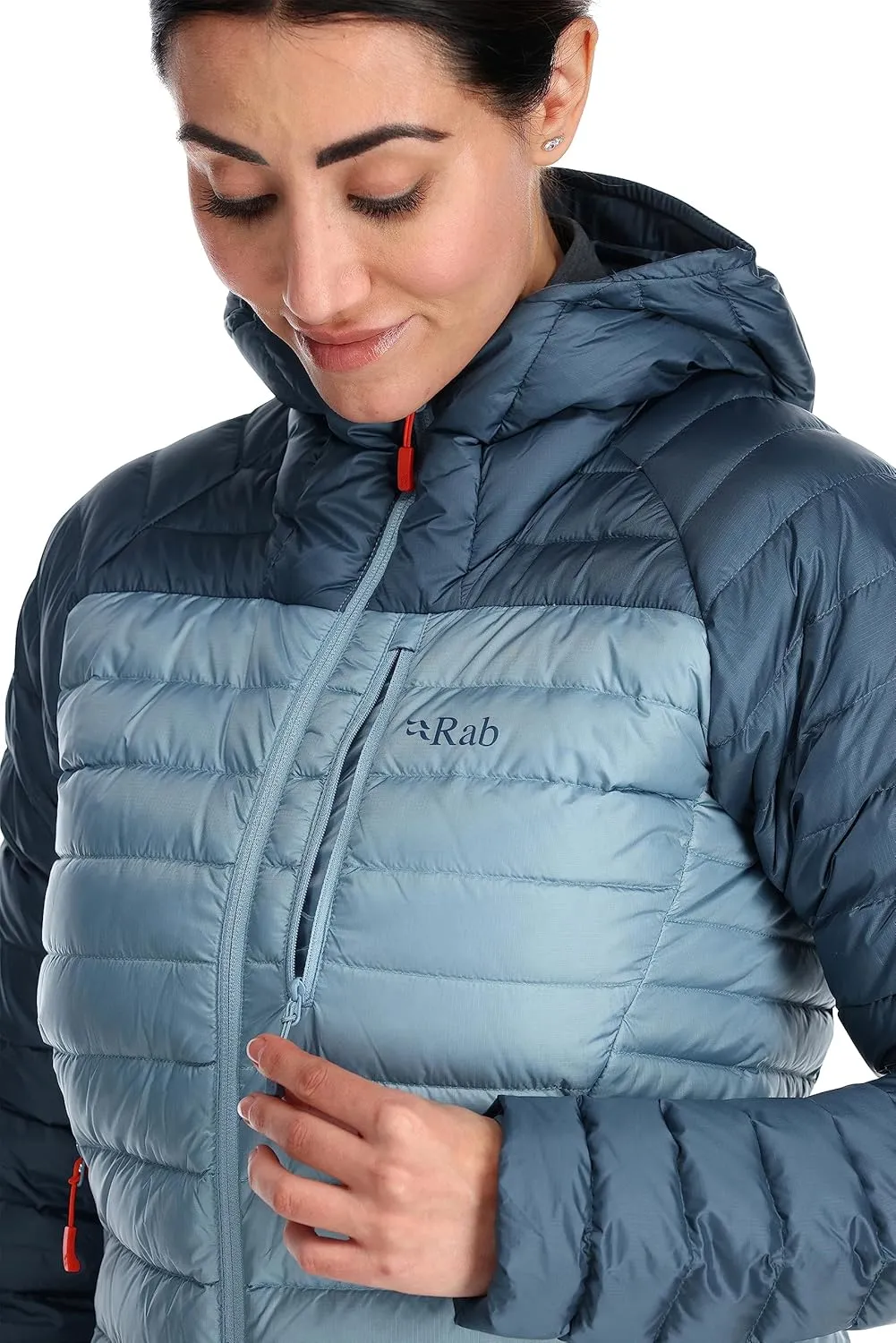 Rab Women's Microlight Alpine 700-Fill Down Hooded Puffer Jacket for Hiking & Skiing
