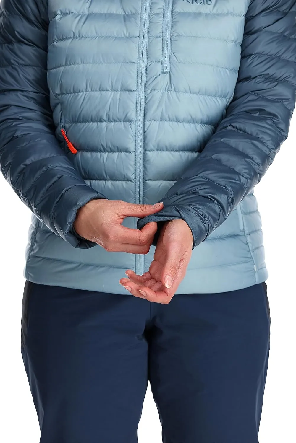 Rab Women's Microlight Alpine 700-Fill Down Hooded Puffer Jacket for Hiking & Skiing