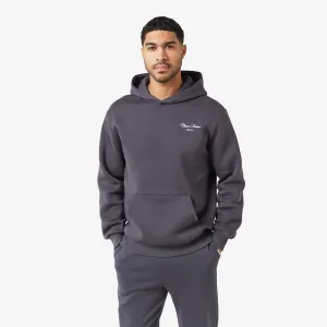 Relaxed Fit Signature Hoodie | Charcoal