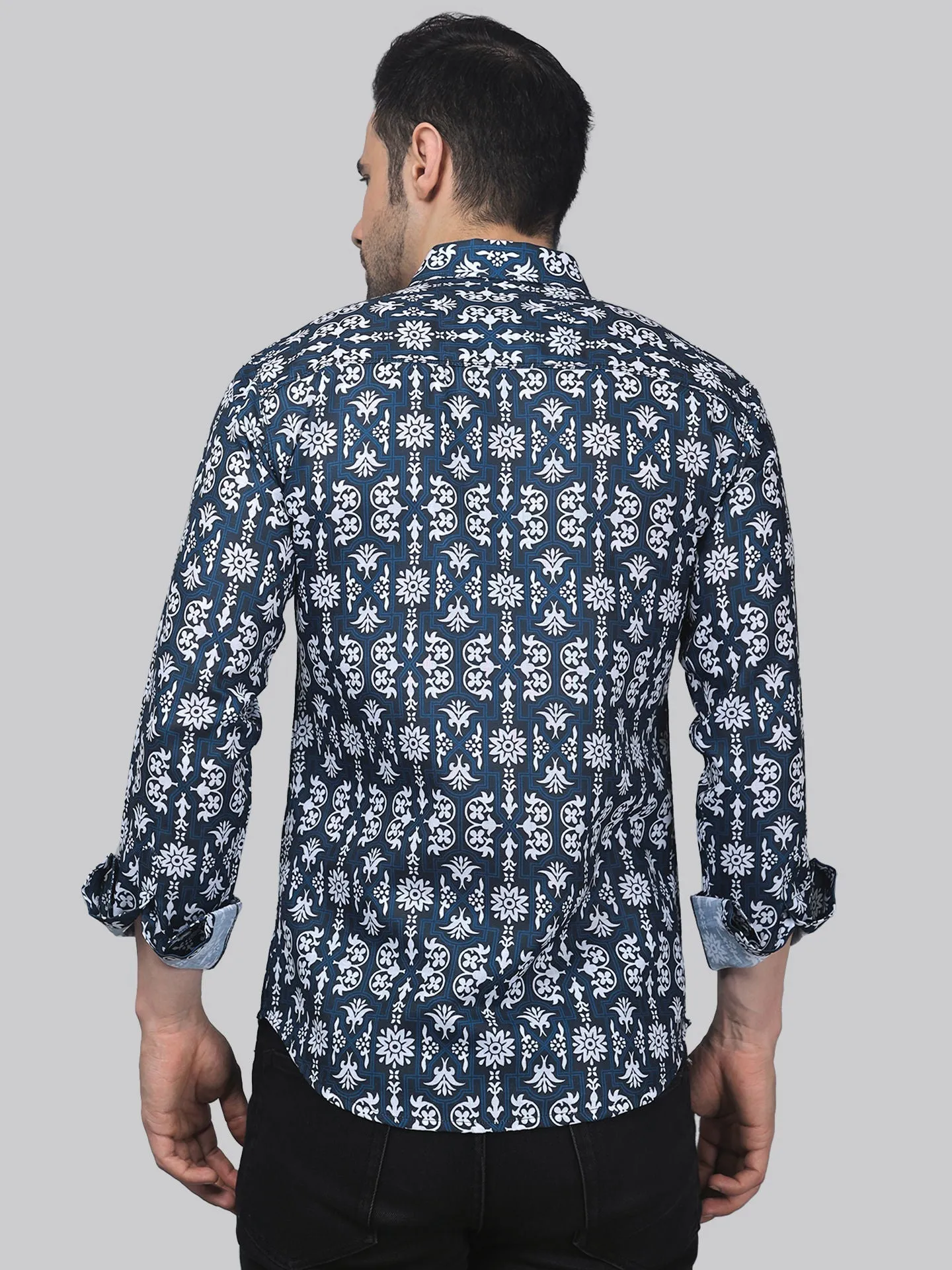 Serene Men's Printed Shirt