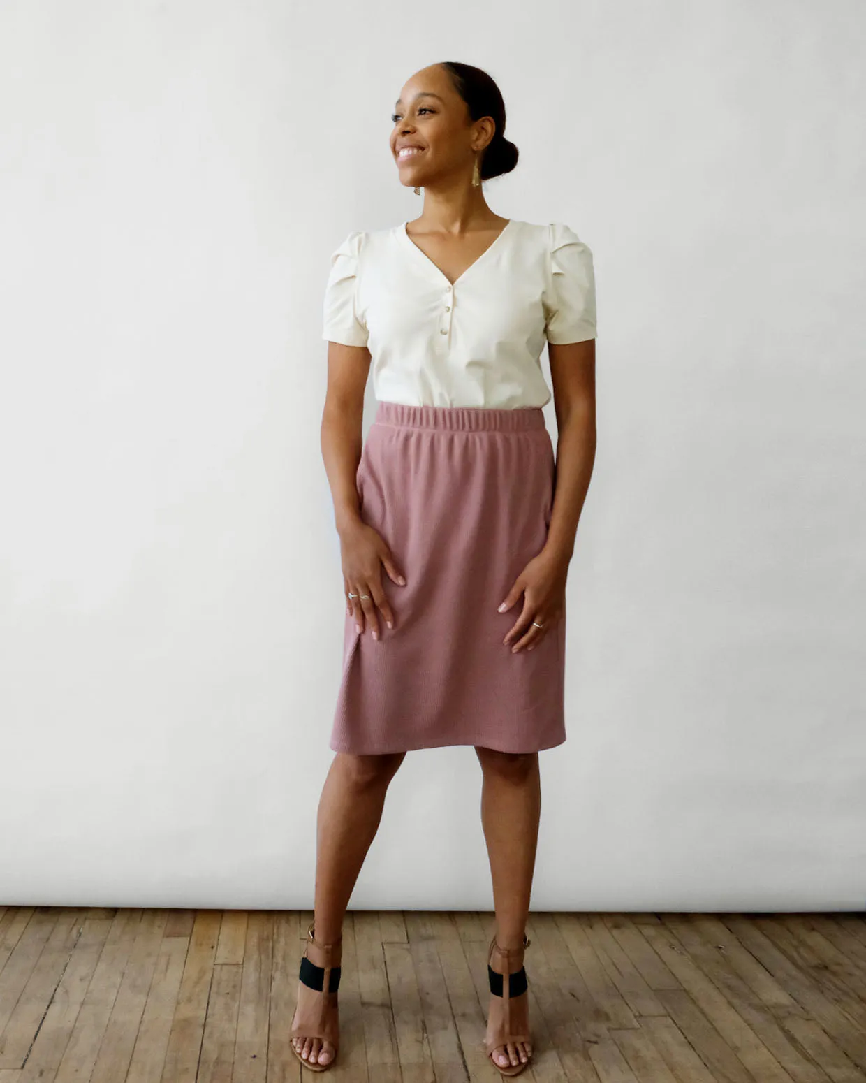 SHILOH skirt in Desert Pink