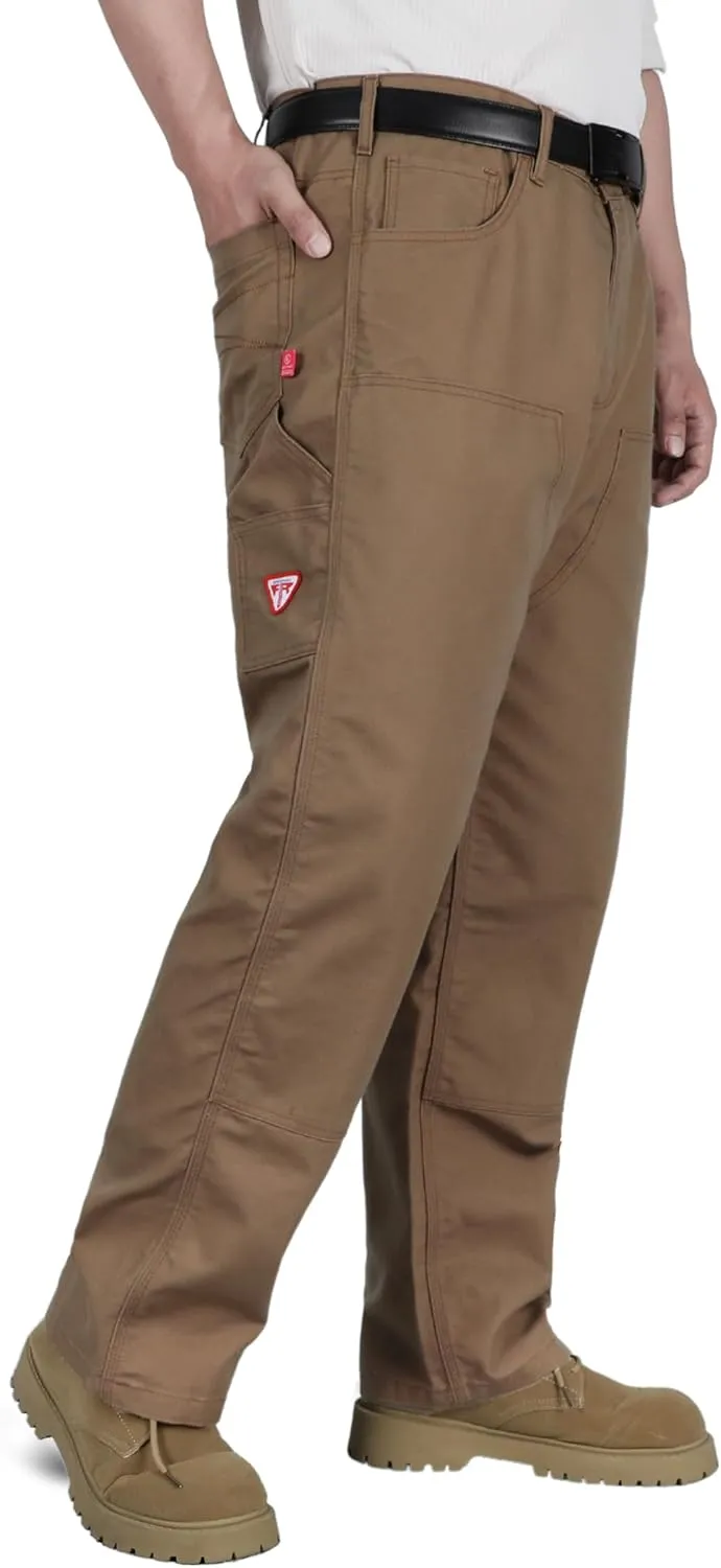TICOMELA FR Pants for Men Flame Resistant Carpenter 100% Cotton Pre-Washed Fire Retardant Jeans