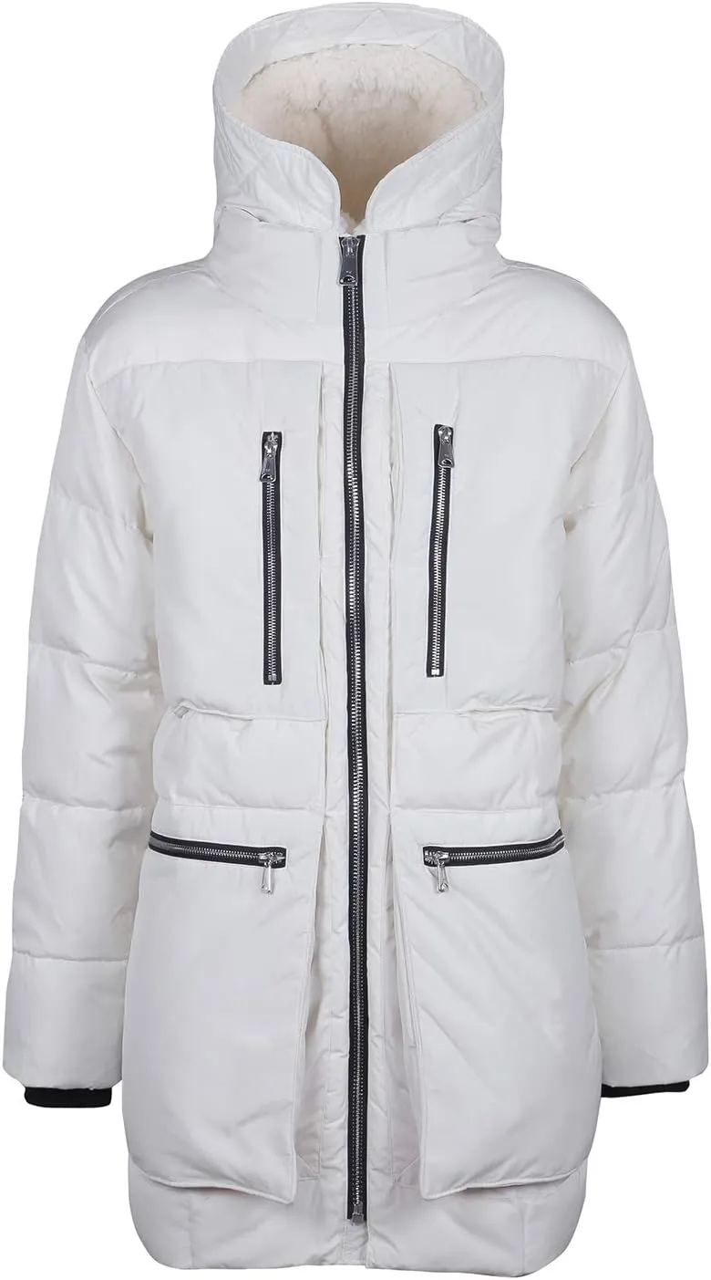 Tommy Hilfiger Men's Heavyweight Quilted Sherpa Hooded Parka