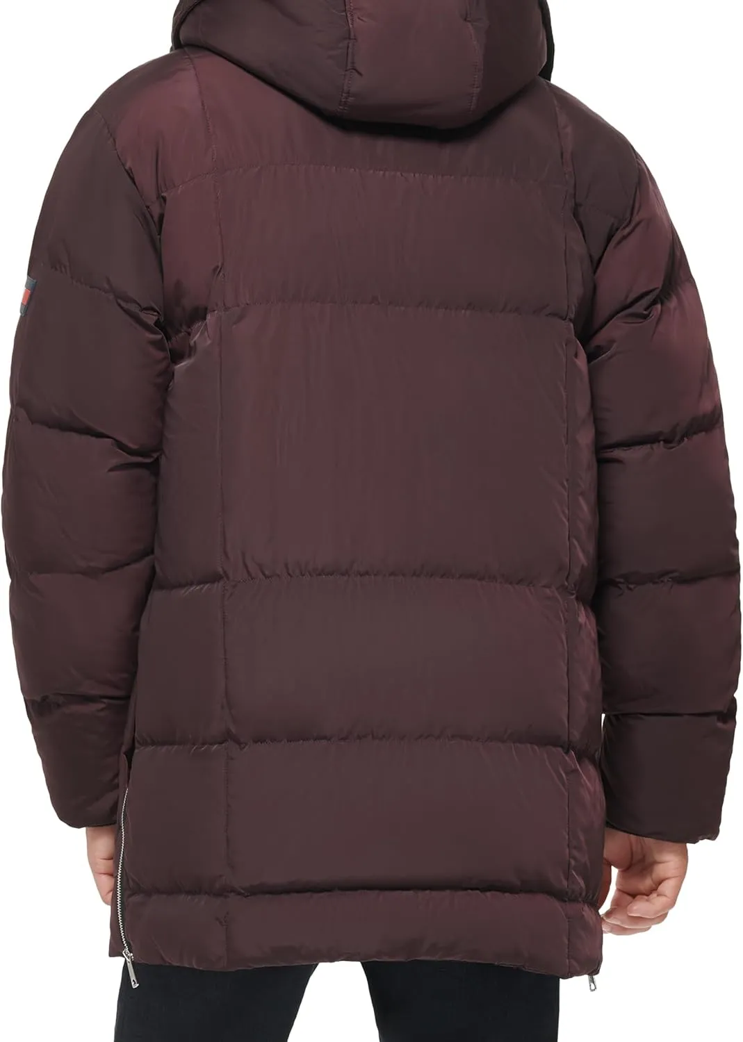 Tommy Hilfiger Men's Heavyweight Quilted Sherpa Hooded Parka