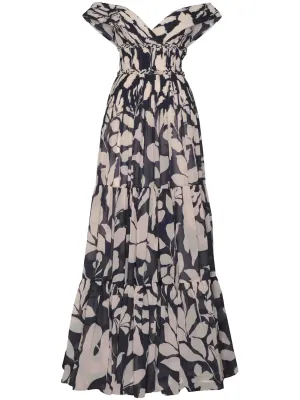 Tua Vida Dress in Ivory Botanical