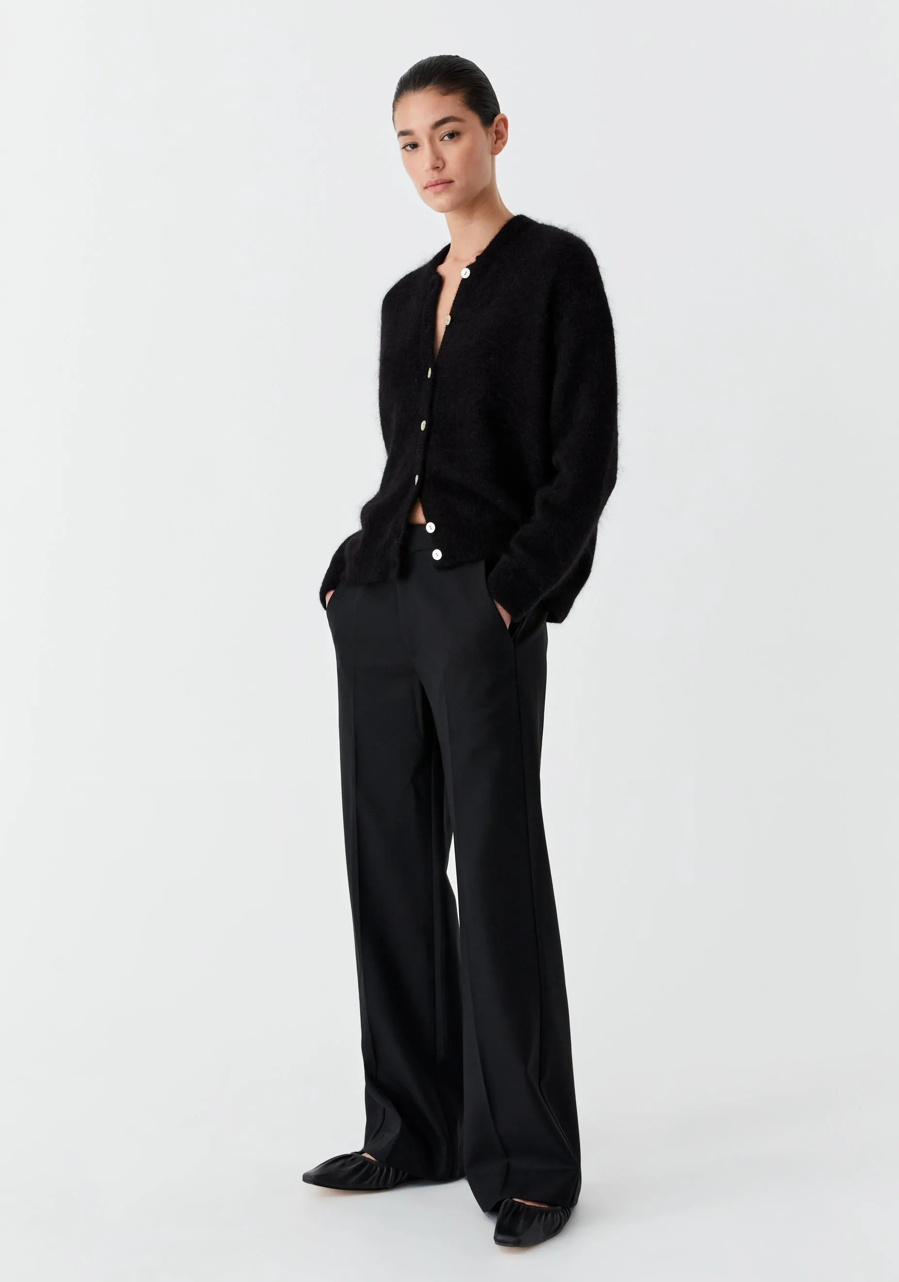Vance Knit Cardigan_Black
