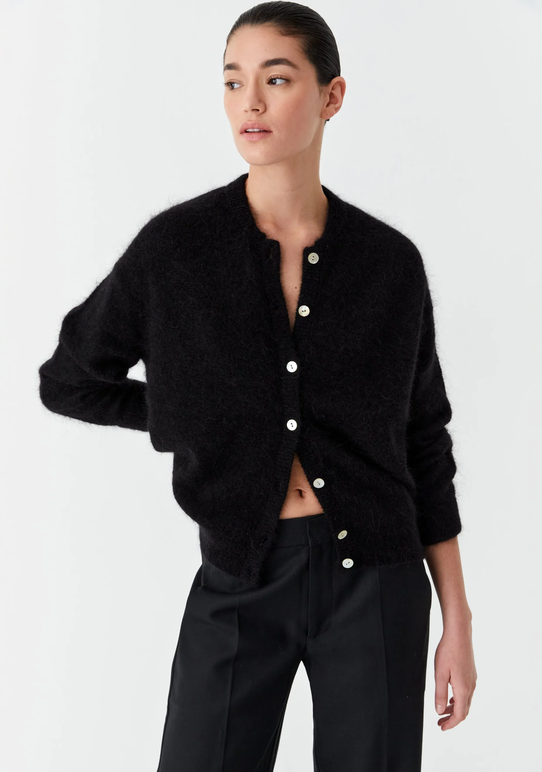 Vance Knit Cardigan_Black