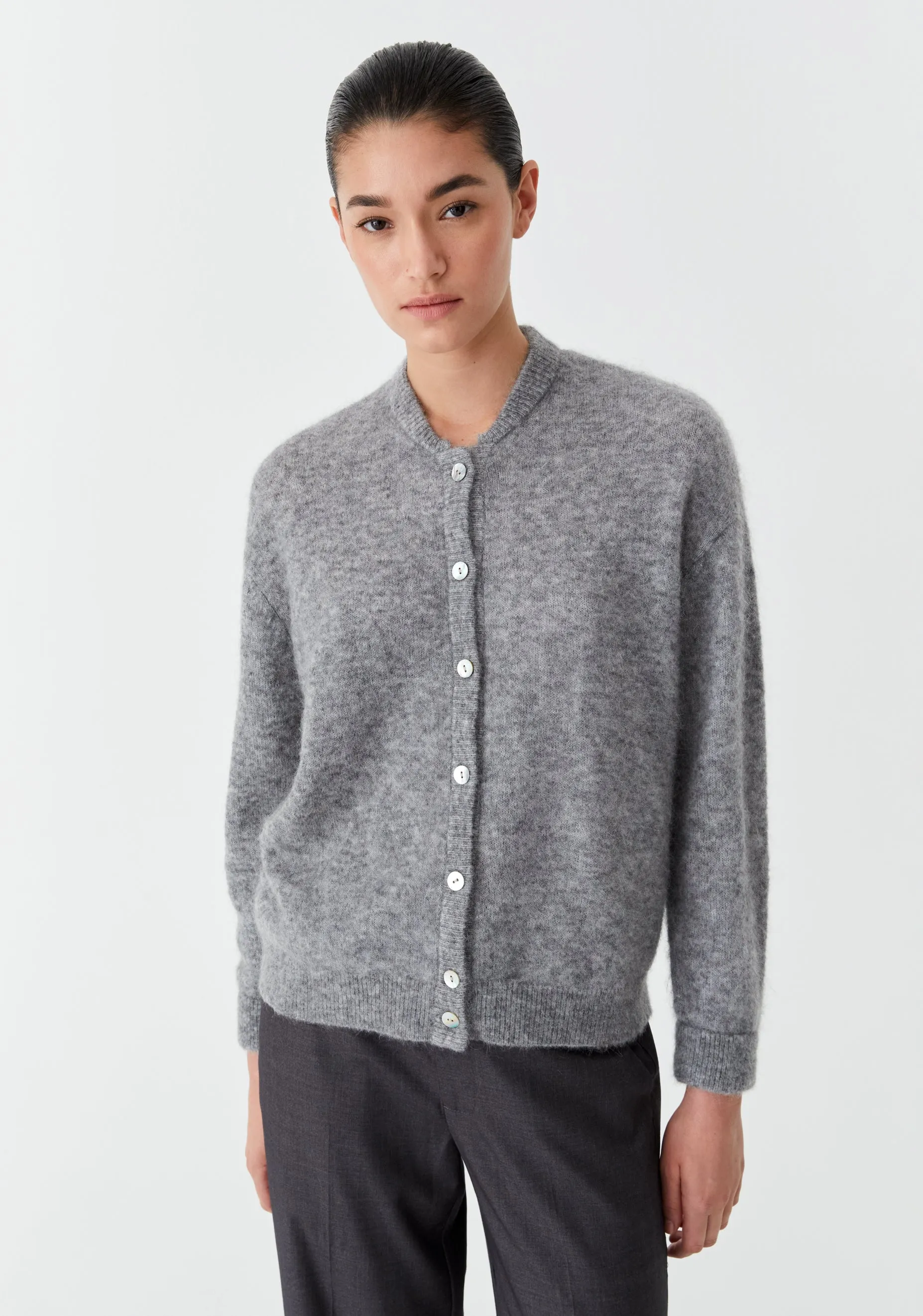 Vance Knit Cardigan_Grey
