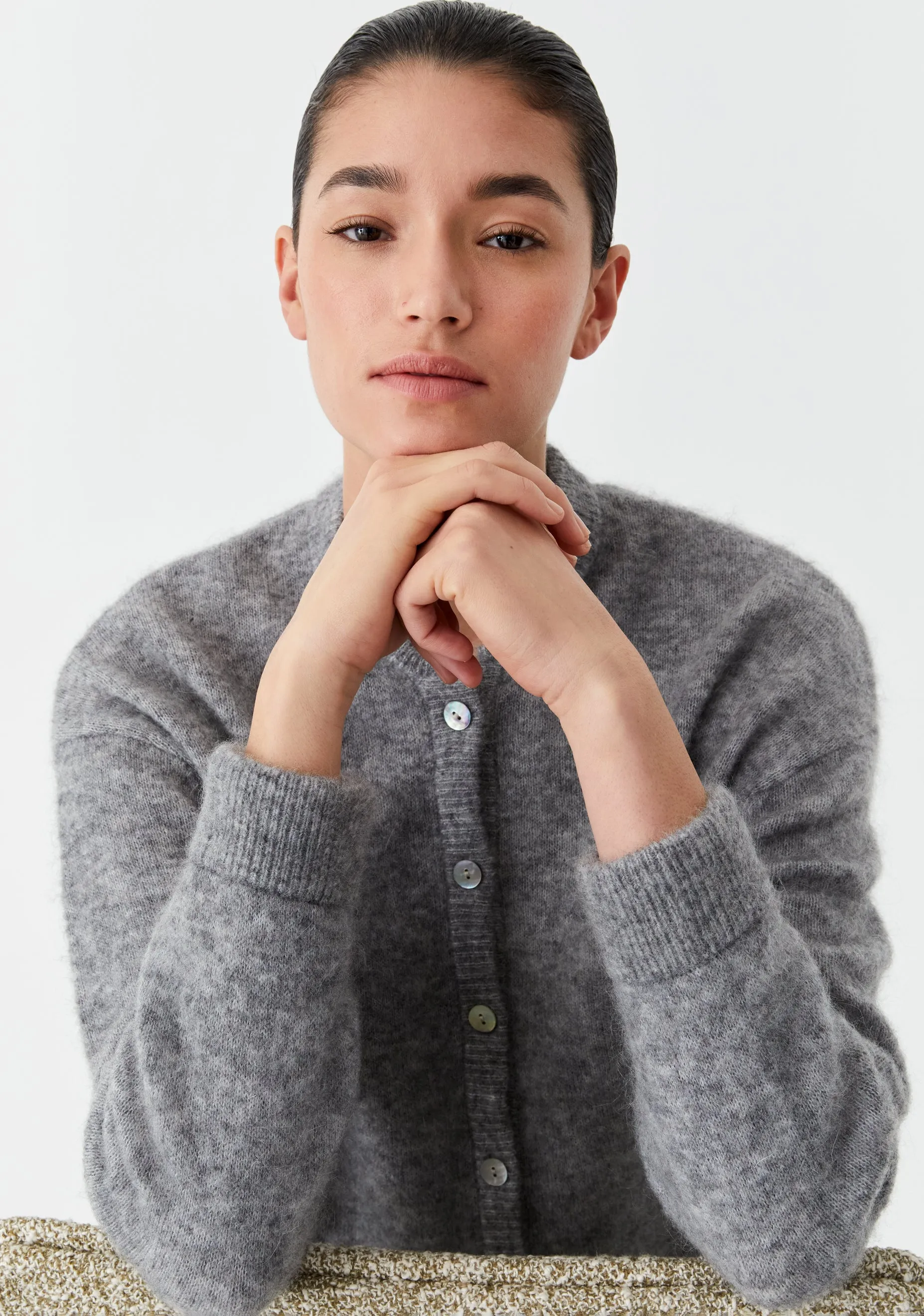 Vance Knit Cardigan_Grey