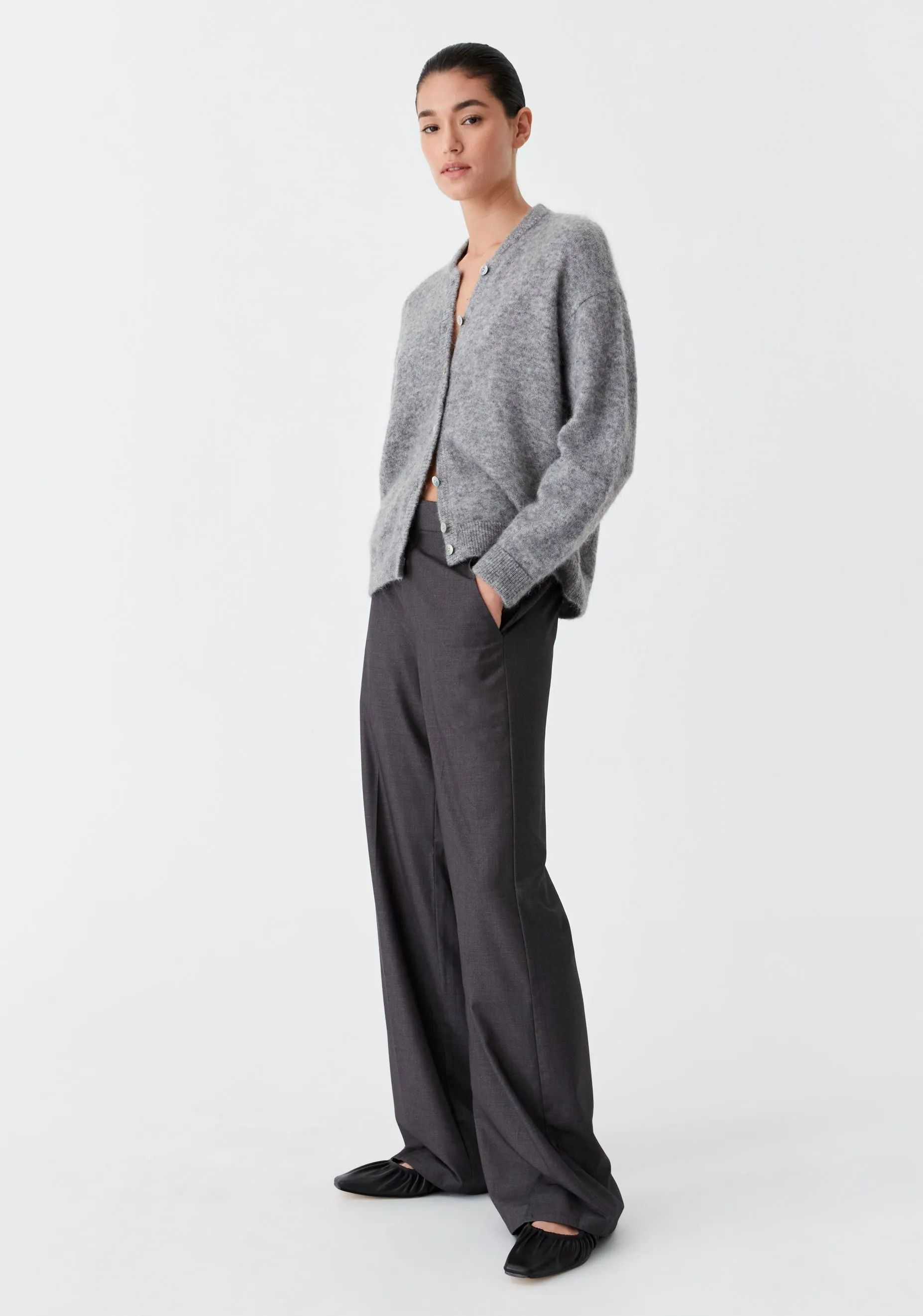 Vance Knit Cardigan_Grey