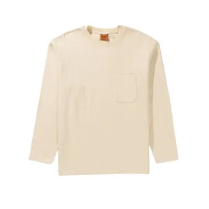 Vintage Waffle Long Sleeve T-Shirt (Natural)