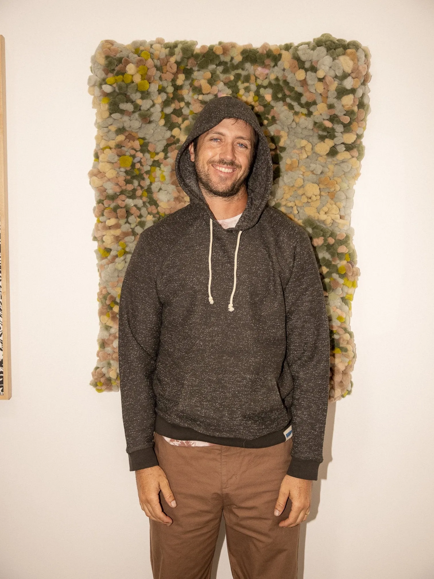 Whale Patch Pullover - Faded Black