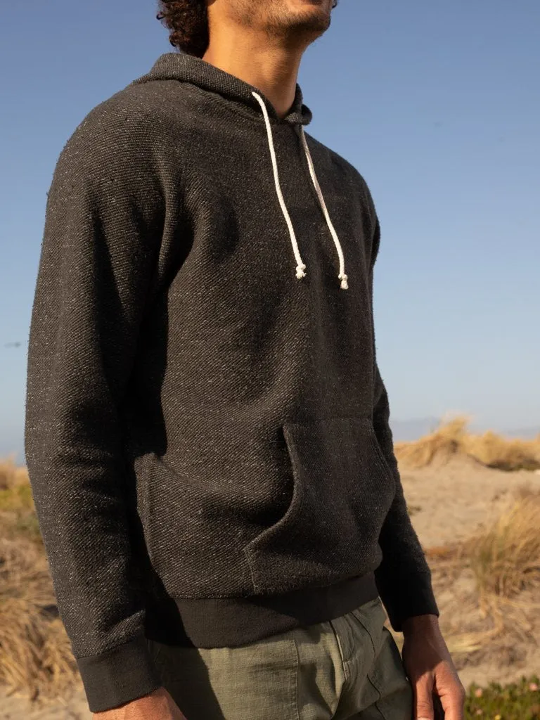 Whale Patch Pullover - Faded Black