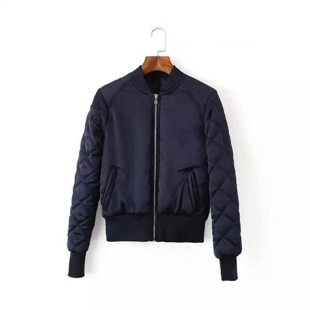 Winter/Spring Coat Spring Winter Women Bomber Jacket Flight Jacket