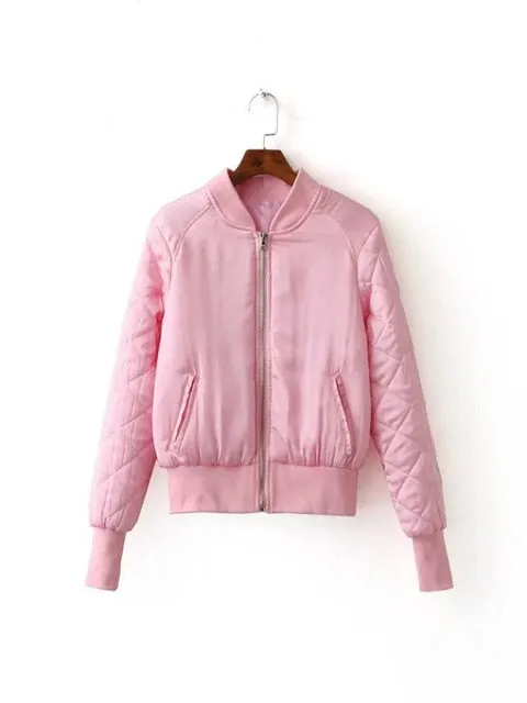 Winter/Spring Coat Spring Winter Women Bomber Jacket Flight Jacket